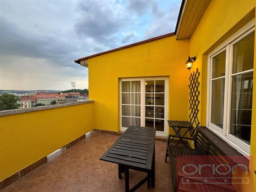 Furnished apartment with terrace for rent: Praha 3 - Žižkov, Vlkova